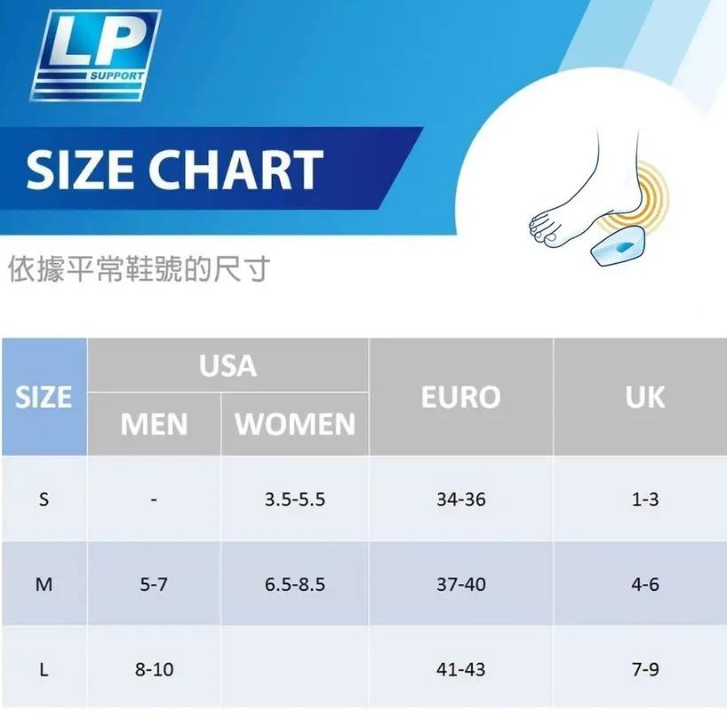 丘林體育Chilling | LP 護具 | LP 330 足跟緩衝杯墊 | 足跟矽膠鞋墊 足跟墊 運動 緩衝 台制 |-細節圖3