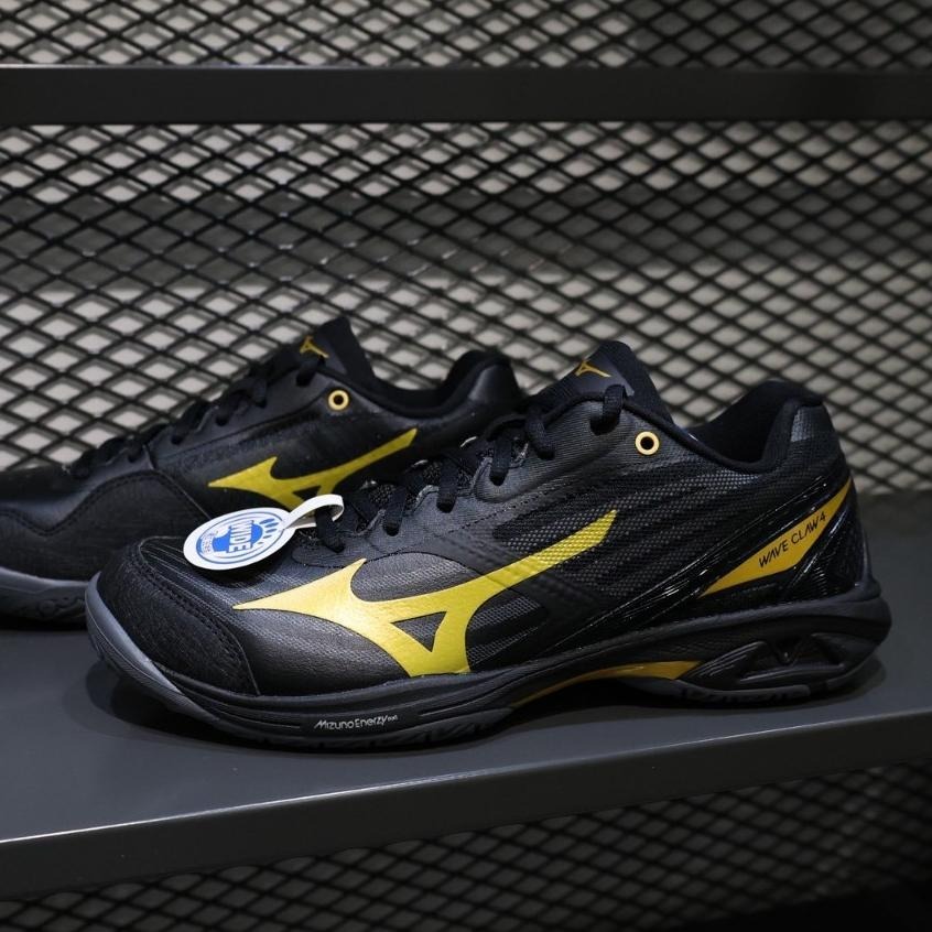 丘林體育Chilling | MIZUNO羽球鞋 | WAVE CLAW 4 | 71GA264305 | 限量黑金配色-細節圖2
