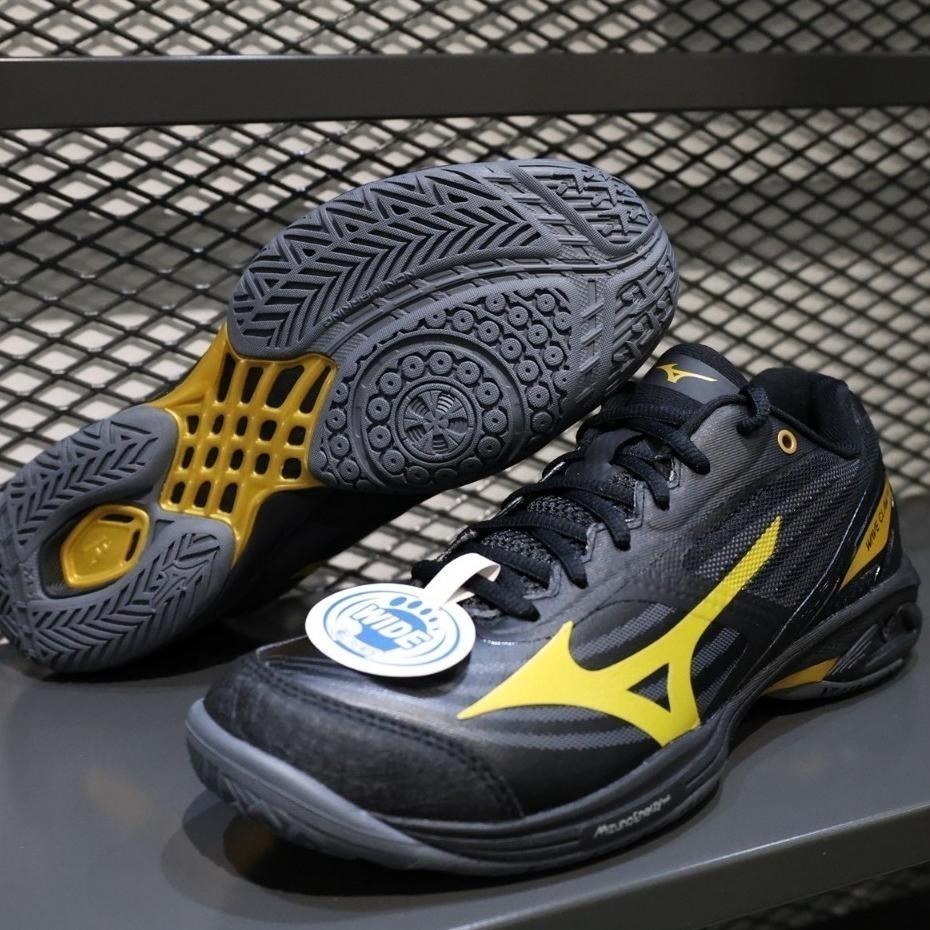 丘林體育Chilling | MIZUNO羽球鞋 | WAVE CLAW 4 | 71GA264305 | 限量黑金配色-細節圖4