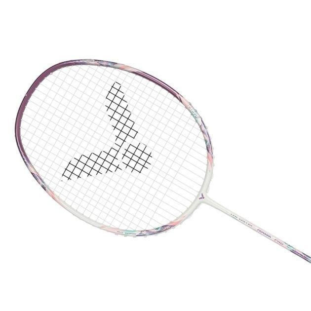 丘林體育Chilling | VICTOR羽球拍 | TK-HAWK PRO | 小隼 | 女性向攻擊型球拍 | 萱草紫-細節圖3