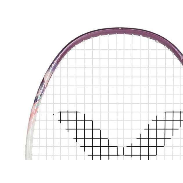 丘林體育Chilling | VICTOR羽球拍 | TK-HAWK PRO | 小隼 | 女性向攻擊型球拍 | 萱草紫-細節圖4