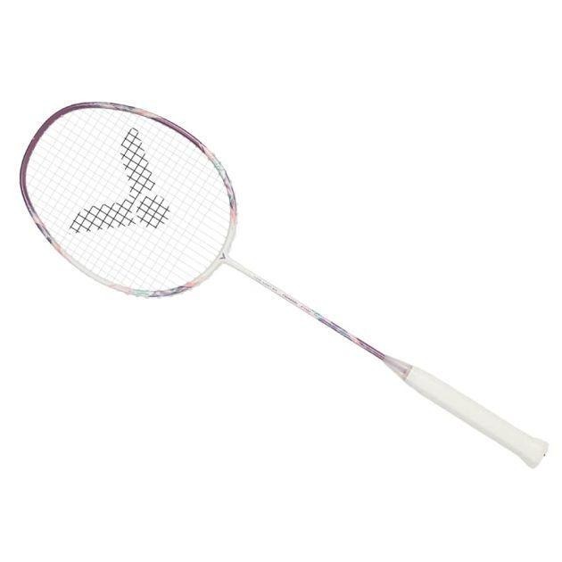 丘林體育Chilling | VICTOR羽球拍 | TK-HAWK PRO | 小隼 | 女性向攻擊型球拍 | 萱草紫-細節圖7