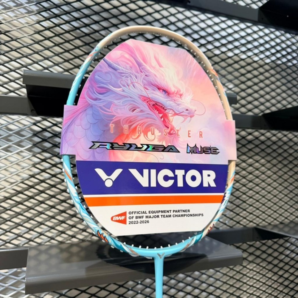 丘林體育Chilling | VICTOR羽球拍 | TK-RYUGA MUSE F 粉龍牙異色版 | 亞錦賽限定復刻-細節圖2