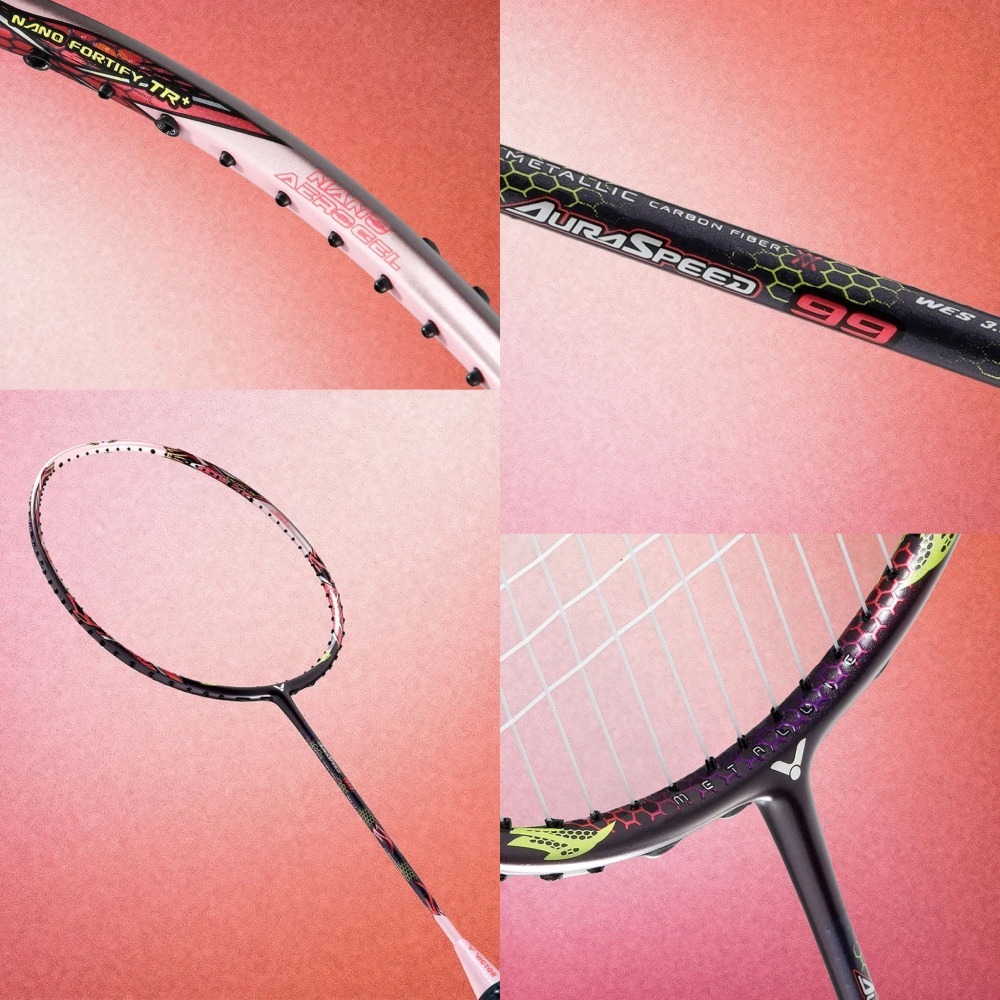 丘林體育Chilling | VICTOR 羽球拍 | ARS-99 | 全拍合金碳纖維 安東森旗艦戰拍 | ARS99-細節圖3