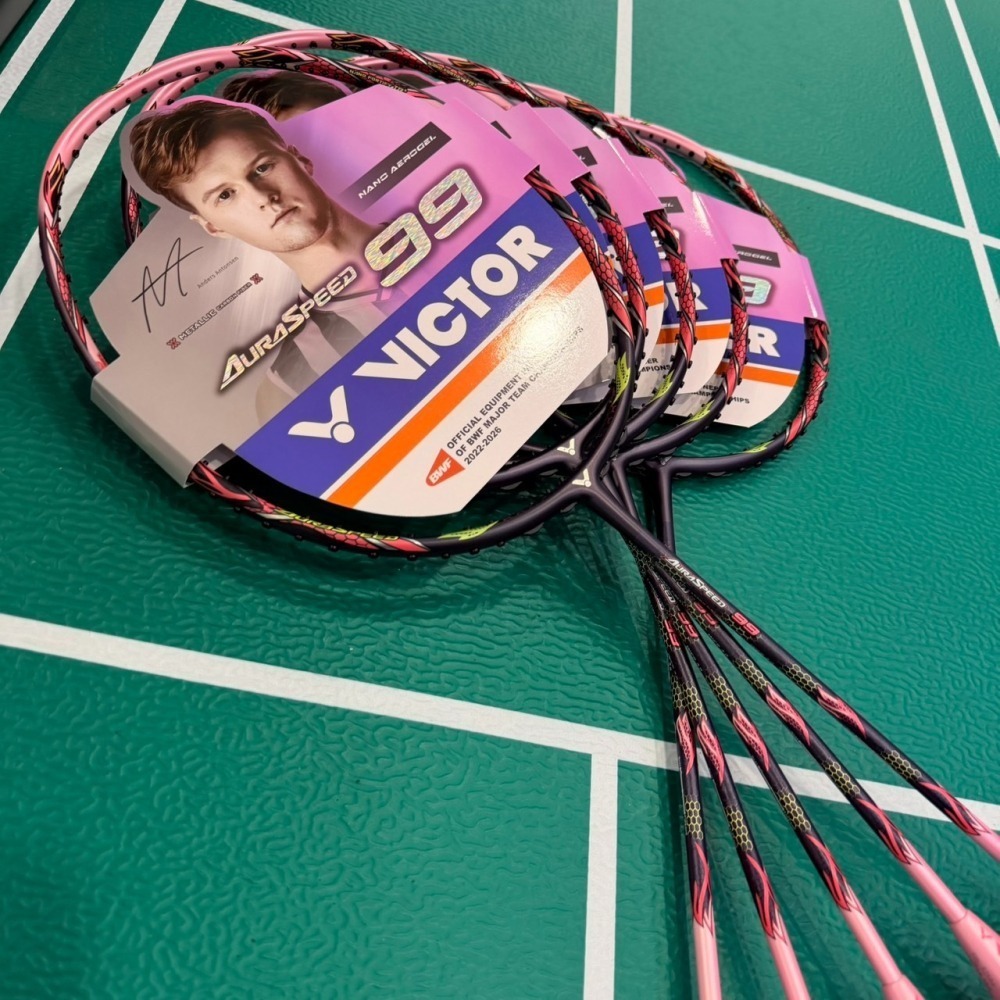 丘林體育Chilling | VICTOR 羽球拍 | ARS-99 | 全拍合金碳纖維 安東森旗艦戰拍 | ARS99-細節圖7
