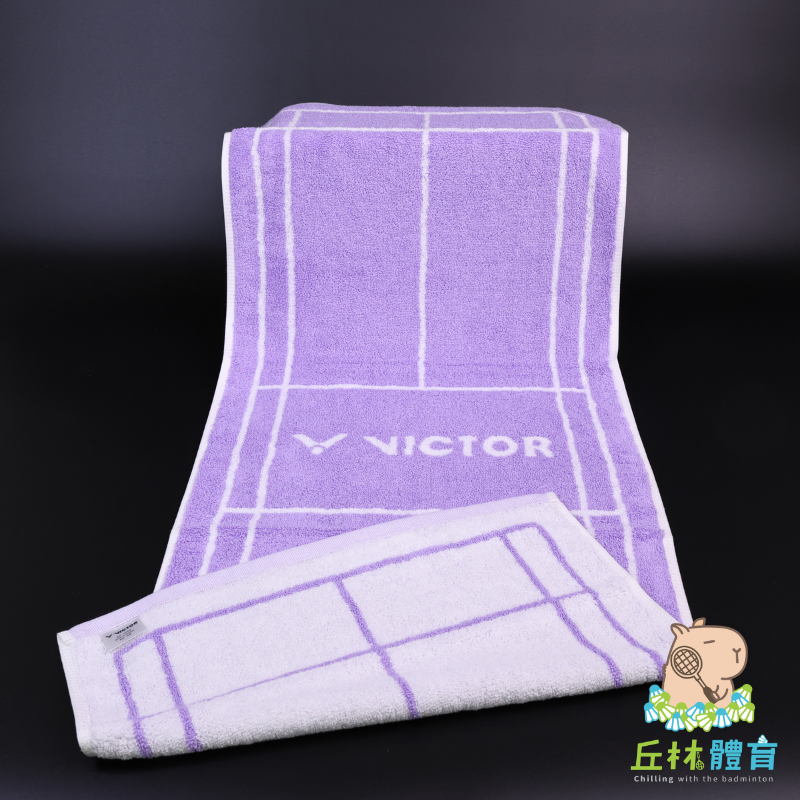 丘林體育Chilling | VICTOR 運動毛巾 |  C-4184 場地造型運動毛巾 | 100%棉 羽球場 新色-規格圖11