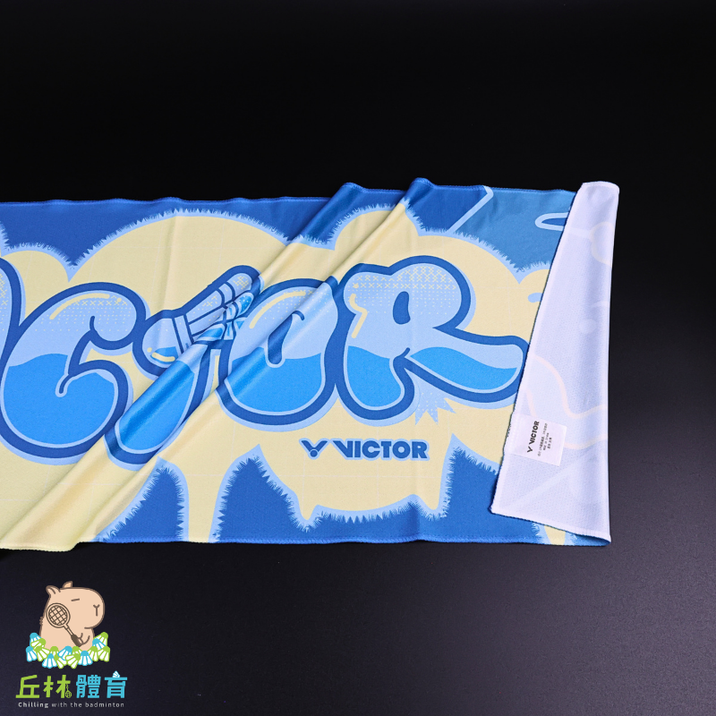 丘林體育Chilling | VICTOR 運動毛巾 |  C-4222 街頭塗鴉款涼感巾 | 涼感紗 超輕薄 涼感巾-細節圖5