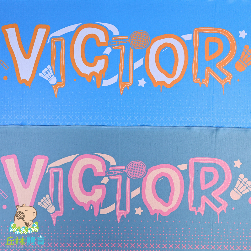 丘林體育Chilling | VICTOR 運動毛巾 |  C-4223 活潑清新款涼感巾 | 涼感紗 超輕薄 涼感巾-細節圖2