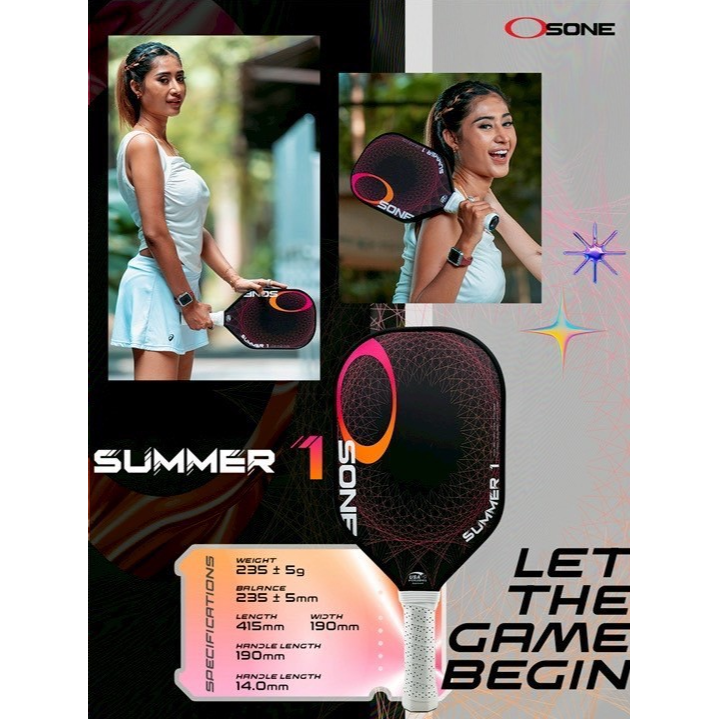 丘林體育Chilling | OSONE 匹克球 | SUMMER 系列 PICKLEBALL PADDLE 匹克球拍-細節圖4