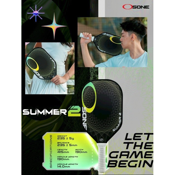 丘林體育Chilling | OSONE 匹克球 | SUMMER 系列 PICKLEBALL PADDLE 匹克球拍-細節圖5