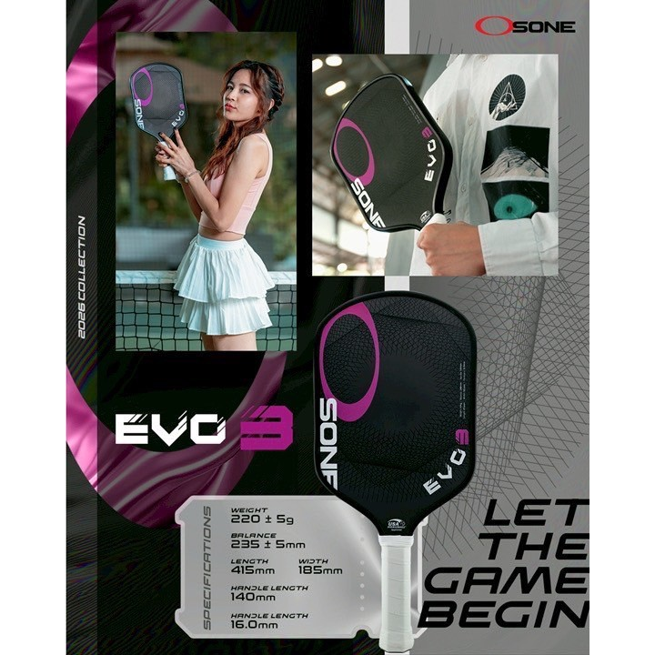 丘林體育Chilling | OSONE 匹克球 | EVO III 3 PICKLEBALL PADDLE 匹克球拍-細節圖5