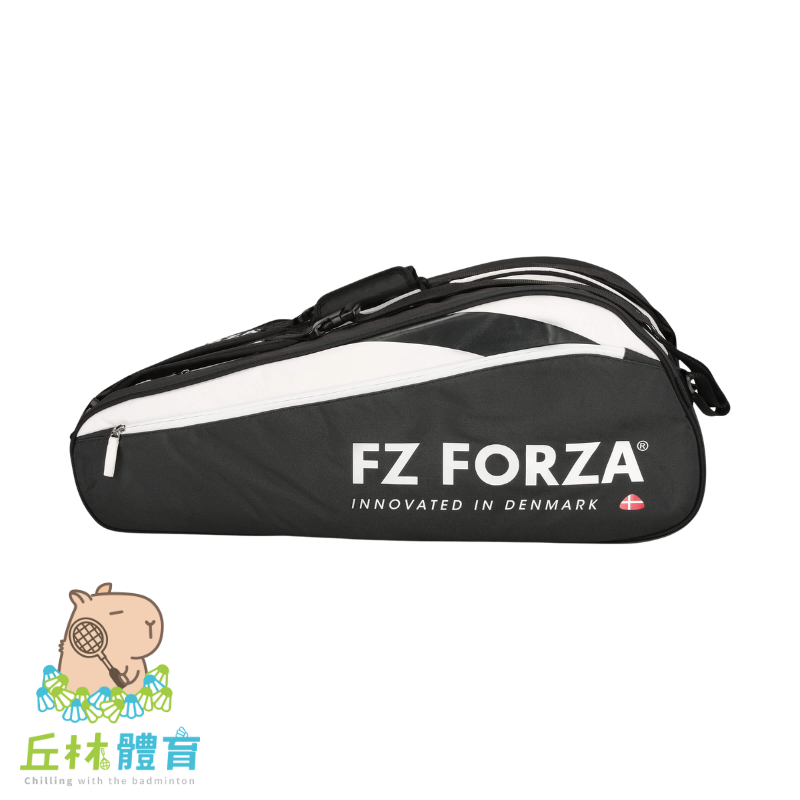 丘林體育Chilling | FZ FROZA羽球拍袋 Play Line 球袋 矩形包 | 6支裝 26年 黑白基本款-細節圖2