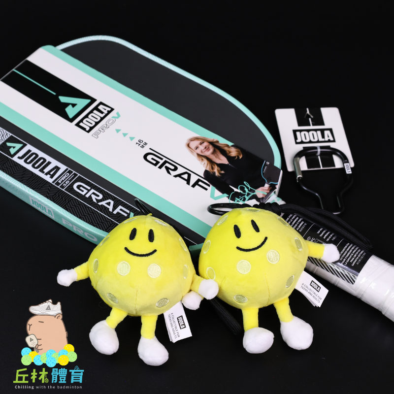 丘林體育Chilling | JOOLA匹克球 | Pickleball Plushie 匹克球玩偶吊飾 | 絨毛 吊飾-細節圖7