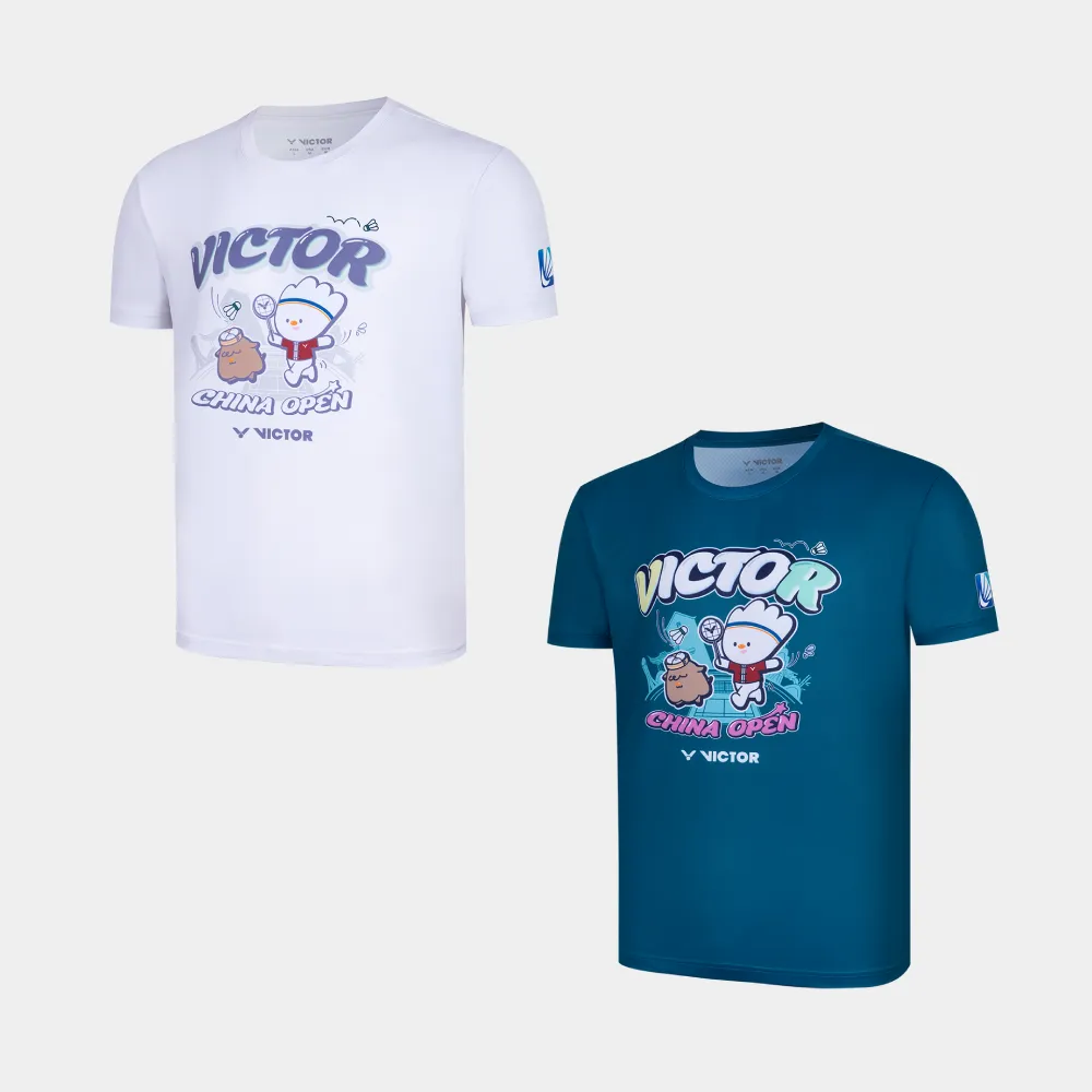 丘林體育Chilling | VICTOR 球衣 | T-2602CO 中國公開賽限定 T-Shirt 勝利吉祥物 限量-細節圖2