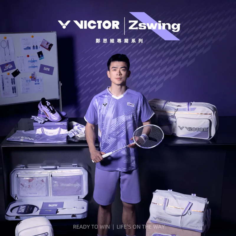 丘林體育Chilling | VICTOR羽球拍 | DX-12 ZSW 2.0 AJ | 馭12 鄭思維2.0 限量版-細節圖11