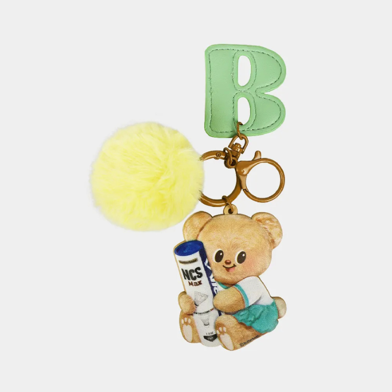 丘林體育Chilling | VICTOR x BUTTERBEA 聯名吊飾 | PG6043BTB 羽球吊飾 奶油小熊-細節圖5