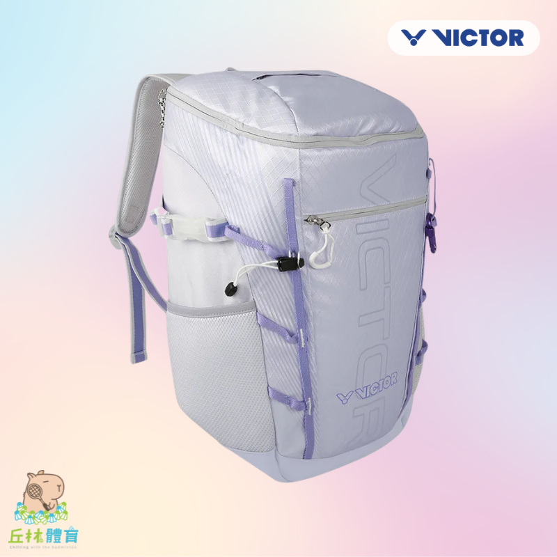 丘林體育Chilling | VICTOR 羽球拍袋 | BR5018 A T | 後背包 | 簡易鞋袋 球拍隔層 輕便-細節圖2