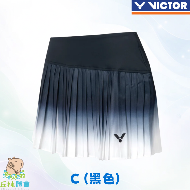 丘林體育Chilling | VICTOR 褲裙 | K-66300 A / C 梭織運動短裙 | 羽球褲裙 運動褲裙丘-規格圖9
