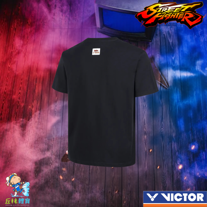 丘林體育Chilling VICTOR x Street Fighter 聯名針織T恤 T-2601STF 快打旋風-細節圖5