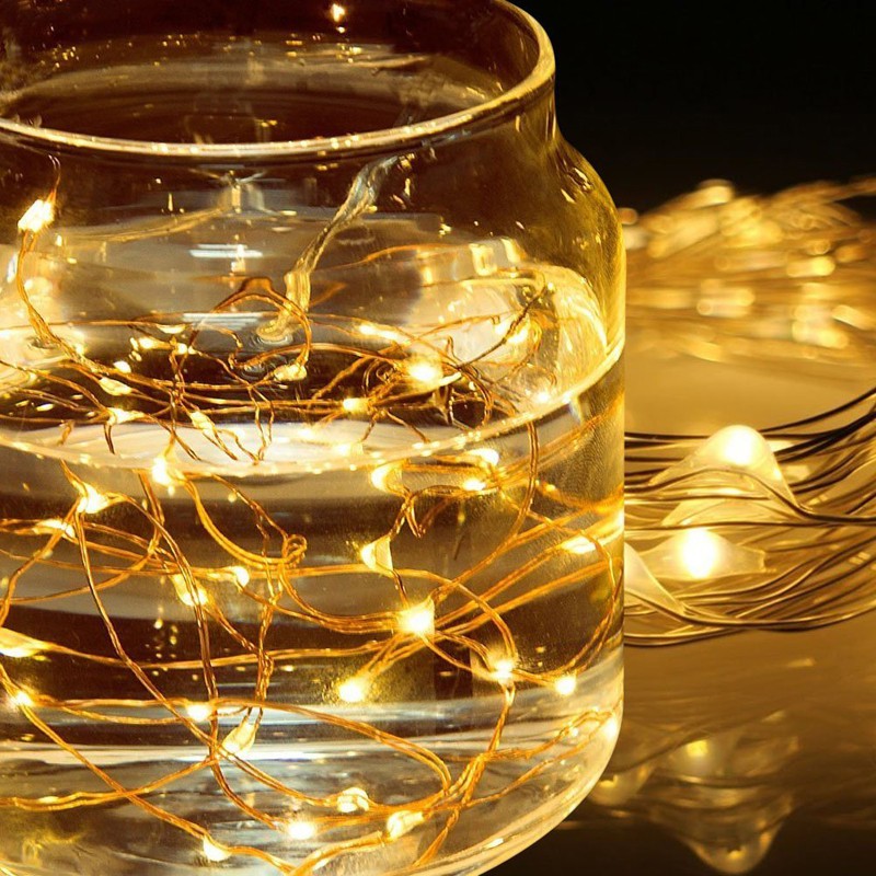 超浪漫燈串『高亮度 防水銅線燈』螢火蟲燈 LED燈串 瓶塞燈 鈕扣燈串 告白 求婚 星星燈 告白氣球 無線遙控 情境燈-細節圖8