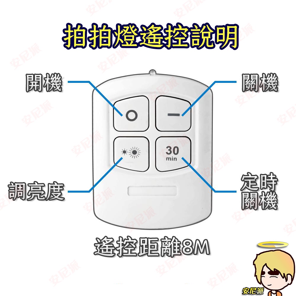 最好用的展示櫃燈《智慧拍拍燈》電池款 高亮度 省電照明燈 拍拍燈 《附雙面背膠》櫃燈 壁燈 車內照明 露營照明 夜燈-細節圖2