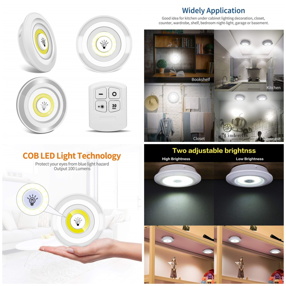 最好用的展示櫃燈《智慧拍拍燈》電池款 高亮度 省電照明燈 拍拍燈 《附雙面背膠》櫃燈 壁燈 車內照明 露營照明 夜燈-細節圖6