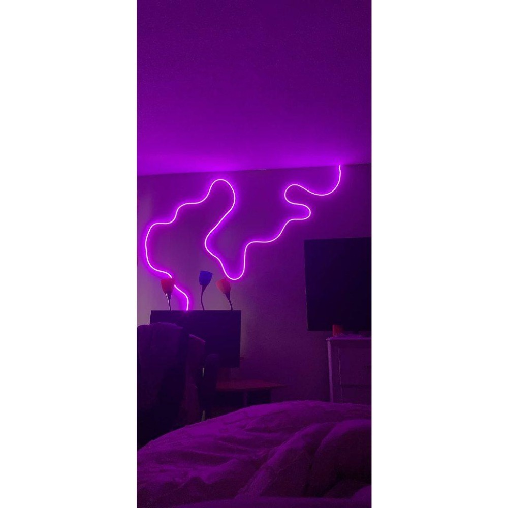 高亮度無顆粒感『USB霓虹燈條－亮紫光』電競燈 情境燈 氣氛燈 LED燈條 間接照明 氣氛裝潢 居家佈置 打光燈 背景牆-細節圖3