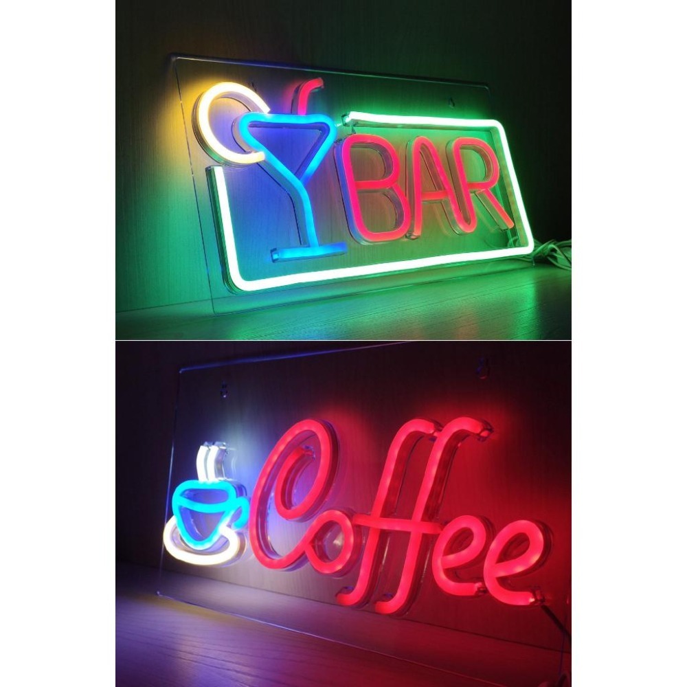 ☕COFFEE 咖啡 招牌霓虹燈☕客製霓虹燈 招牌燈 氣氛燈 氛圍燈 LED燈條 居家裝潢 生日 派對 店面佈置 背景牆-細節圖4