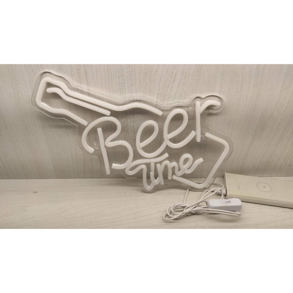 🍺BeerTime 啤酒歡樂時光🍺大型招牌霓虹燈 牆壁裝飾 桌遊房 遊戲間 電競房 店面佈置 招牌燈條 霓虹燈條 壁燈-細節圖7