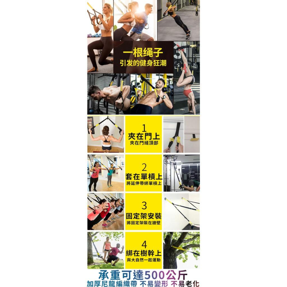 『免運』TRX PRO P3 TRX 訓練繩『台灣現貨 每天出貨』保固兩年 TRX訓練帶 搭配單槓 懸吊訓練 懸掛訓練-細節圖2