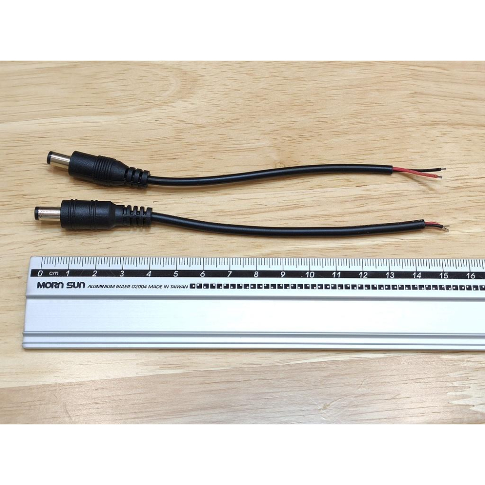 【現貨】DC公頭 轉接線 直流DC電源公頭電源線 監控電源線轉接頭 DC線材 燈條 照明可用-細節圖2