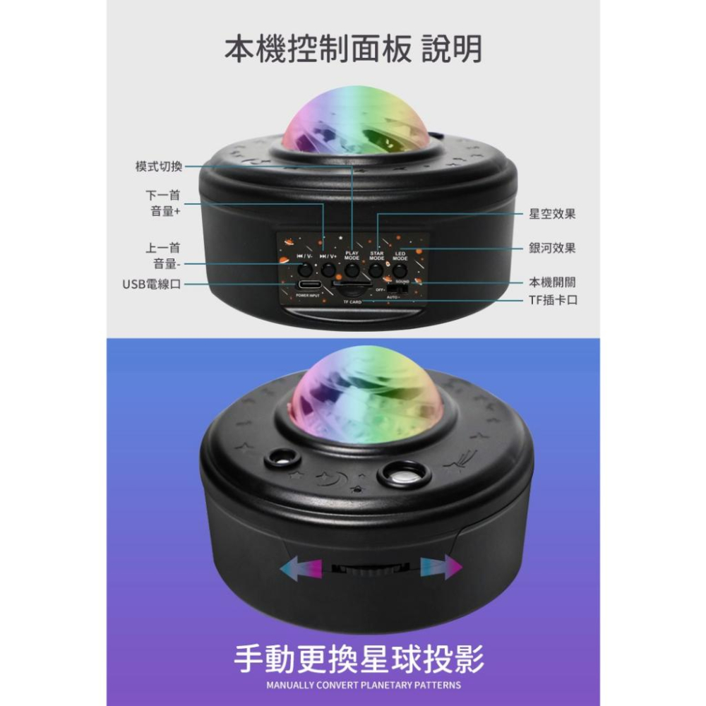 🌎極光燈 音樂投影燈🌏極光夜燈 波紋燈 水波燈 星球燈 水波紋燈 氣氛燈 小夜燈 情境燈 雷射燈 柔光燈 宇宙燈 地球燈-細節圖5