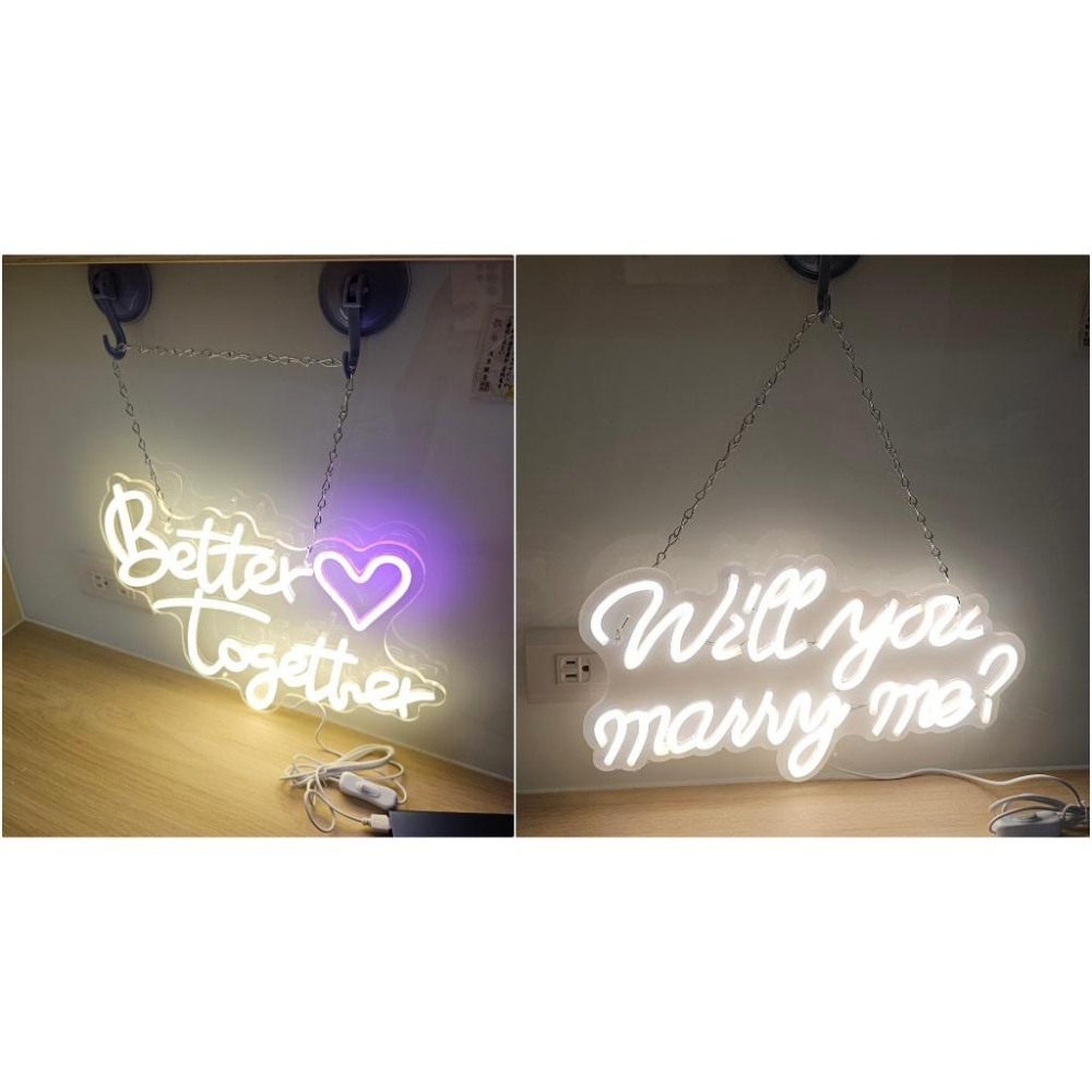 霓虹燈專用 S勾吊鍊 掛鍊 吊鏈 掛鏈 50公分長 壓克力霓虹燈 七彩霓虹燈專用鍊條 S型掛勾 壁燈用掛的 更有質感-細節圖5