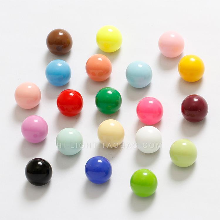 『免運』《彩色寶珠造型 強力磁鐵》『台灣現貨 24H快速出貨』辦公室磁鐵  冰箱磁鐵 黑板磁鐵 一組16顆-細節圖2