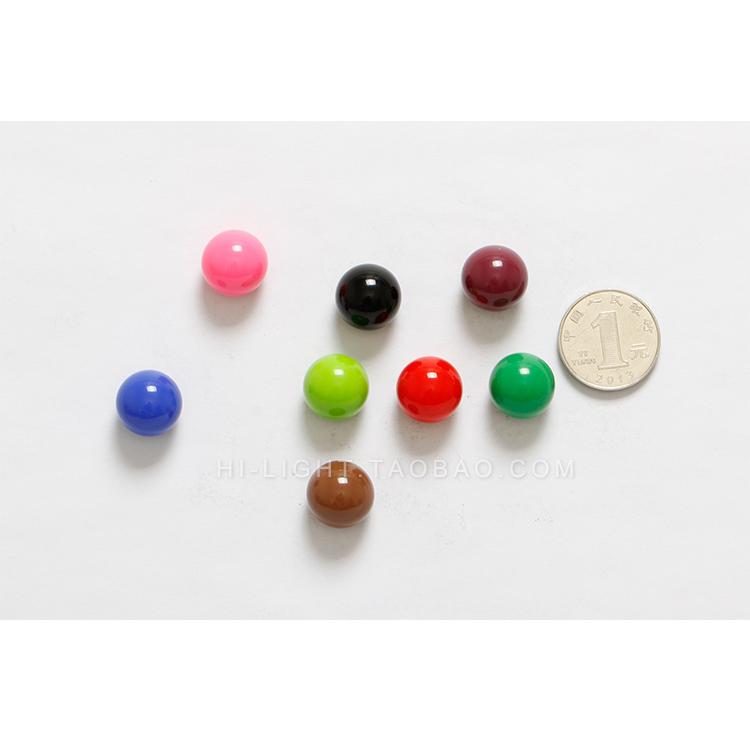 『免運』《彩色寶珠造型 強力磁鐵》『台灣現貨 24H快速出貨』辦公室磁鐵  冰箱磁鐵 黑板磁鐵 一組16顆-細節圖3