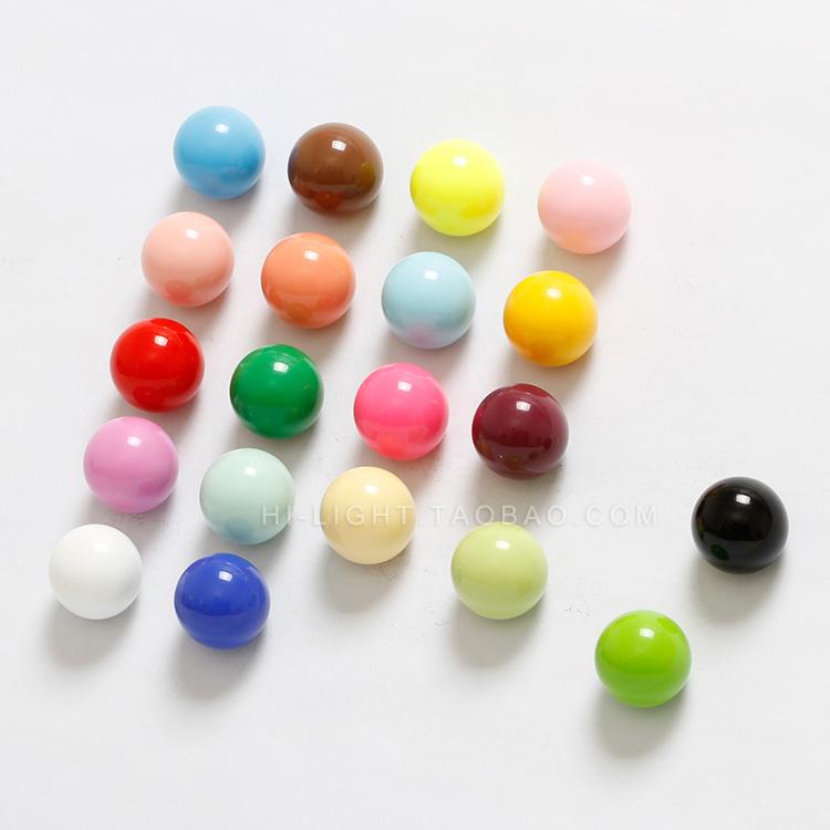 『免運』《彩色寶珠造型 強力磁鐵》『台灣現貨 24H快速出貨』辦公室磁鐵  冰箱磁鐵 黑板磁鐵 一組16顆-細節圖4