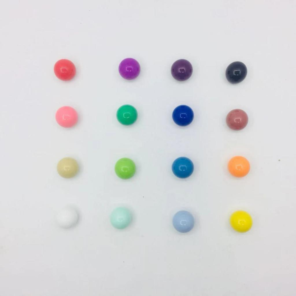 『免運』《彩色寶珠造型 強力磁鐵》『台灣現貨 24H快速出貨』辦公室磁鐵  冰箱磁鐵 黑板磁鐵 一組16顆-細節圖8