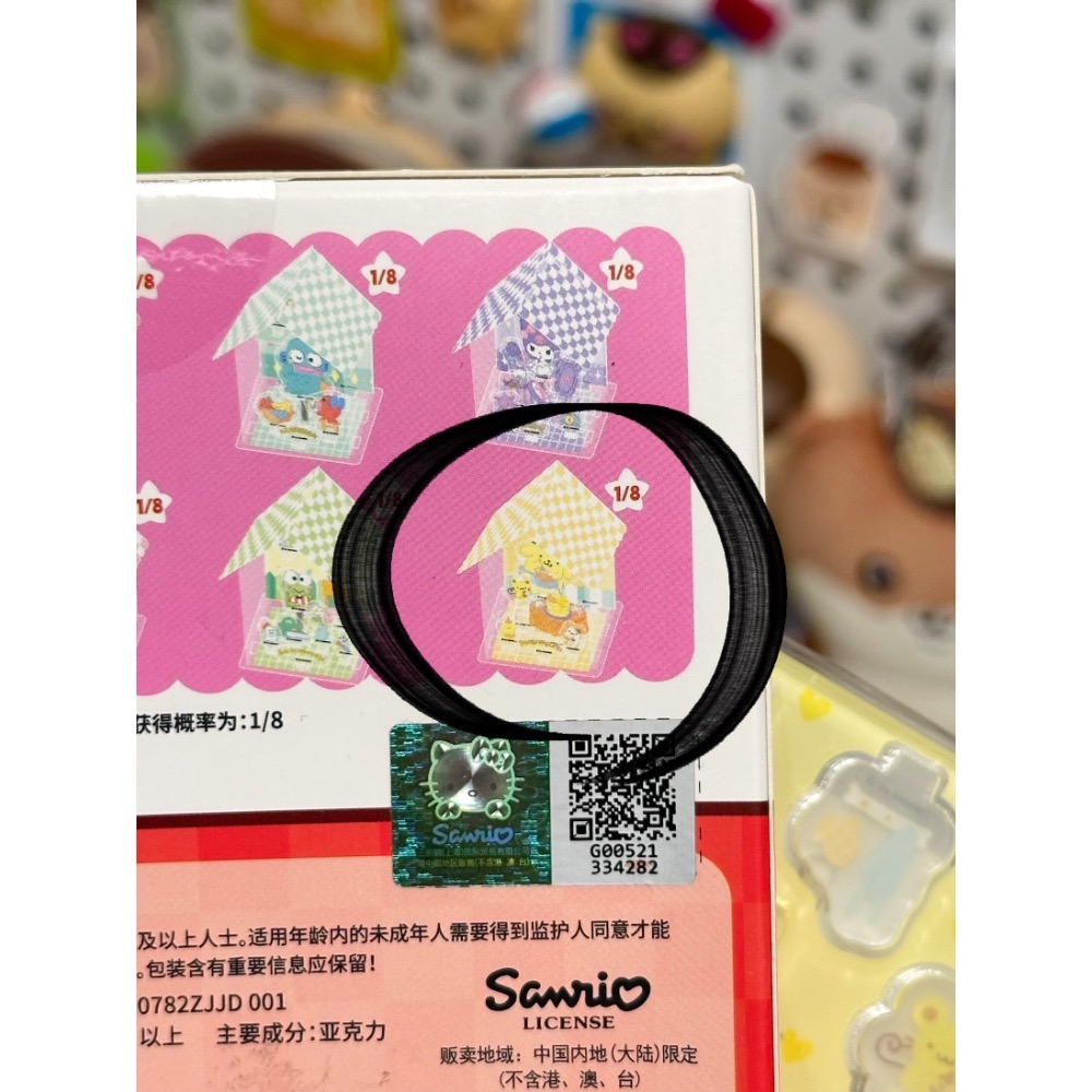 三麗鷗布丁狗微縮小屋立牌-細節圖2