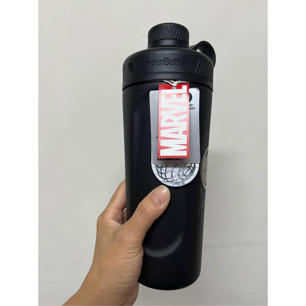 全新品 Blender Bottle Marvel 不銹鋼搖搖杯 Radian 不鏽鋼水壺 運動 漫威水壺 780ml-細節圖3