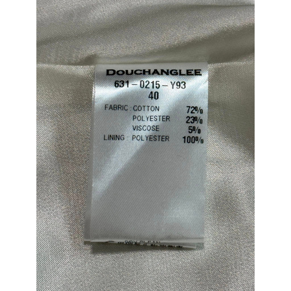 竇騰璜 張李玉菁 DOUCHANGLEE 白色 A字長洋裝//二手商品-細節圖7