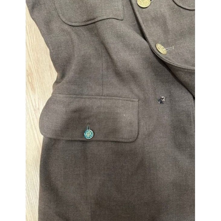 美軍公發  M-1939 外套 中緬印戰區 大衣 CBI 1940年古董-細節圖5