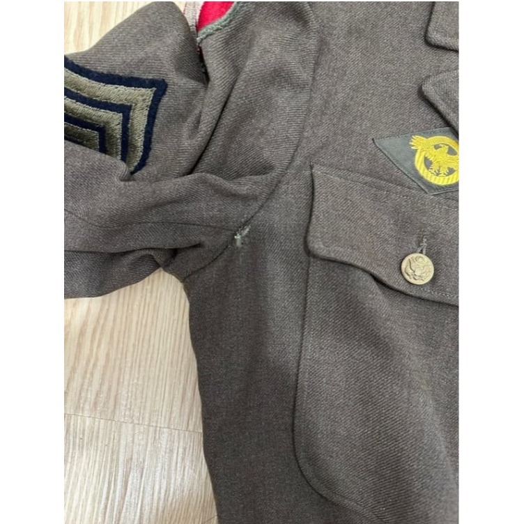 美軍公發  M-1939 外套 中緬印戰區 大衣 CBI 1940年古董-細節圖7