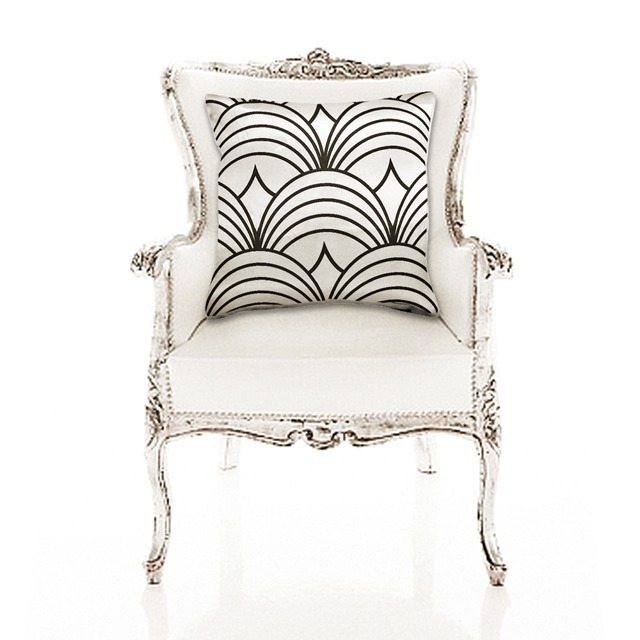 WiSofa 金幣漣漪抱枕/靠墊 (白)-細節圖2