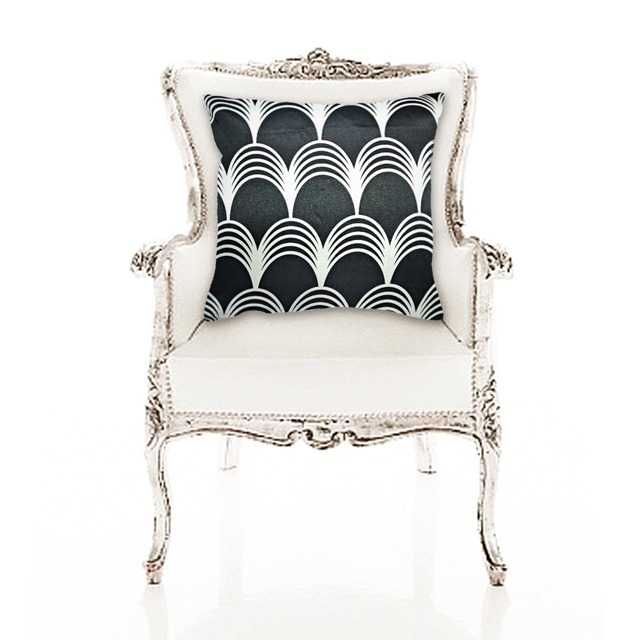 黑色百老匯抱枕-細節圖3