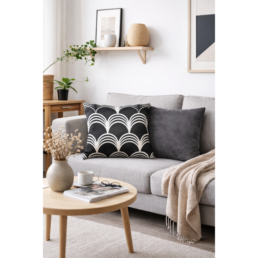 黑色百老匯抱枕-細節圖4