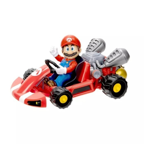 【成品潮玩】JAKKS Nintendo 任天堂 Super Mario 超級瑪利歐 瑪利歐電影: 2.5吋公仔迴力車