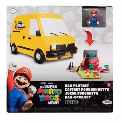【成品潮玩】 JAKKS Nintendo 任天堂 Super Mario 超級瑪利歐 瑪利歐電影: 迷你廂型車遊戲組