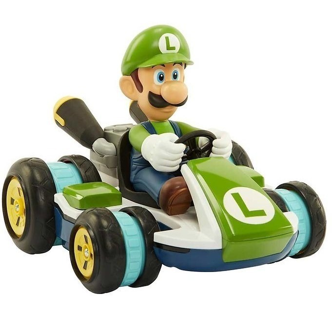 【成品潮玩】JAKKS Nintendo 任天堂 Super Mario 超級瑪利歐 路易吉迷你遙控賽車-細節圖2