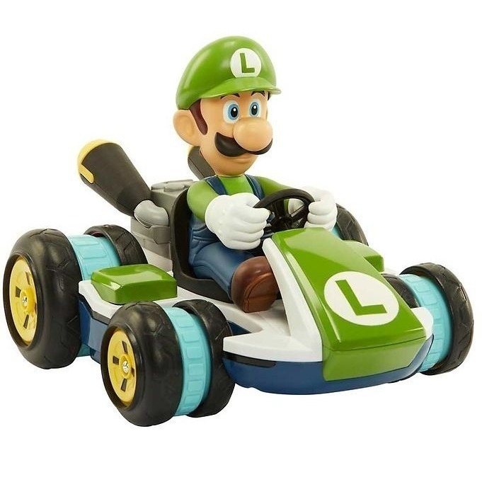 【成品潮玩】JAKKS Nintendo 任天堂 Super Mario 超級瑪利歐 路易吉迷你遙控賽車-細節圖2