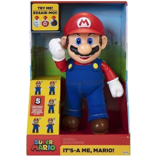 【成品潮玩】 JAKKS Nintendo 任天堂 Super Mario 超級瑪利歐: 12吋感應音效瑪利歐